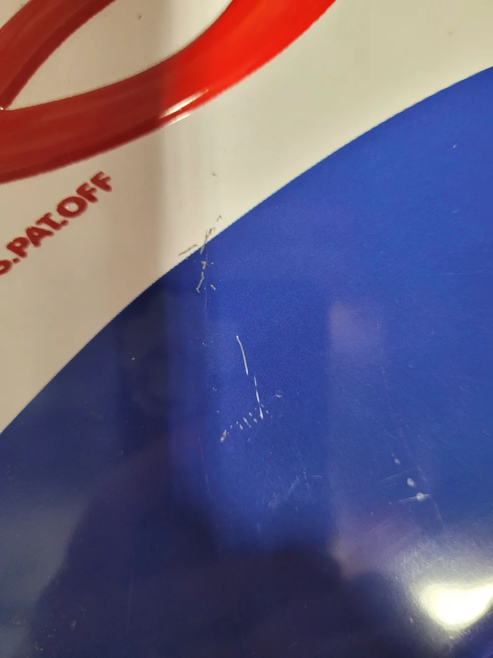 Pepsi Bottle Cap Wall Sign - Red White Blue